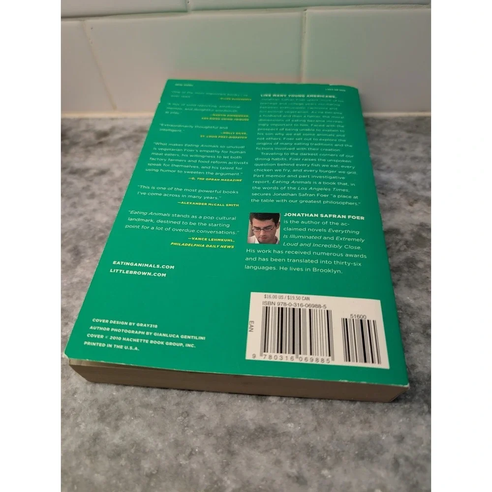 Eating Animals by Jonathan Safran‎ Foer 2009 Paperback